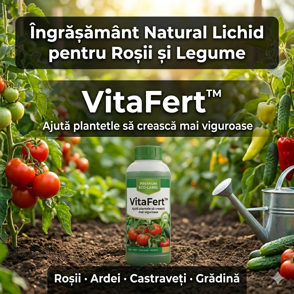 Îngrășământ Natural pentru Roșii și Legume