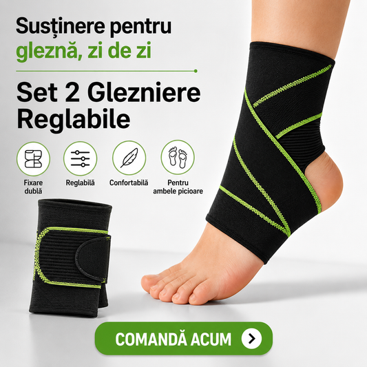 Set 2 Glezniere Reglabile cu Prindere Dublă