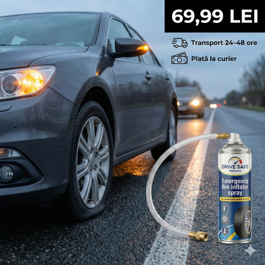 DRIVE SAFE - Spray de Urgență pentru Pană