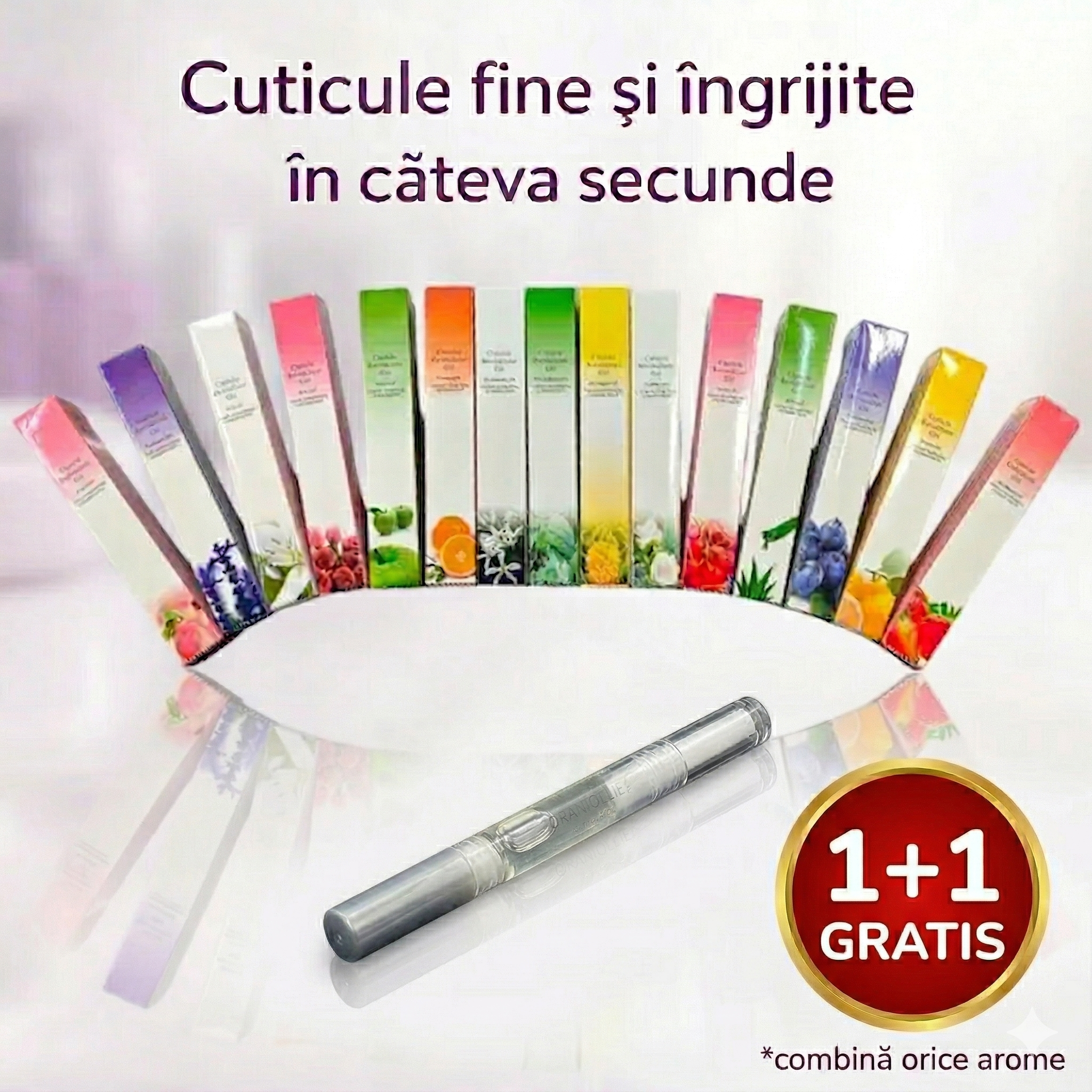 Creion pentru Cuticule Fine și Îngrijite │ 1+1 GRATIS