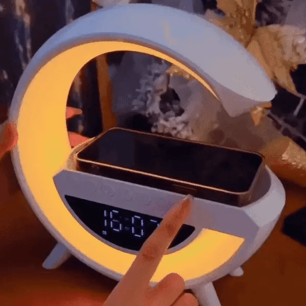 Lampă Led Smart cu Boxă și Încărcător